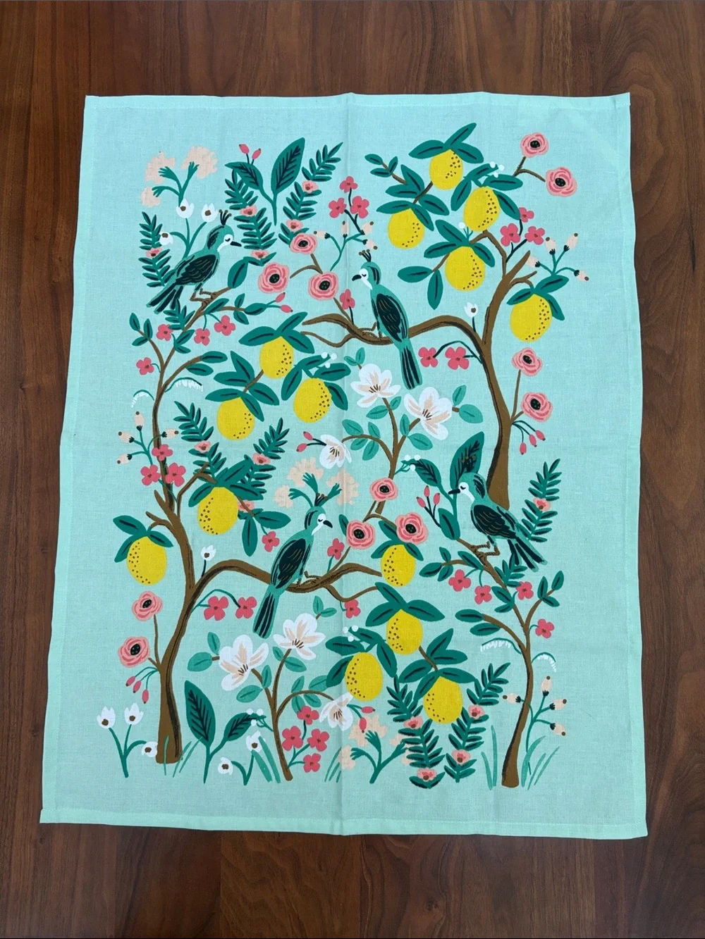 Rifle Paper Co. Shanghai Garden Tea Towel Kitchen Hand Towel